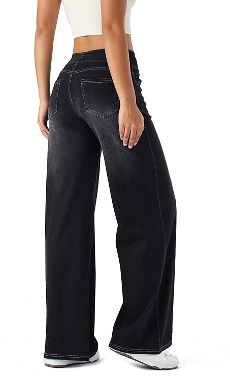 High Waisted Stretchy Denim Pants