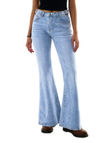 High Waisted Basic Stretch Bootcut Flare Denim Pants