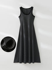 Built-in bra cooling-feel dress