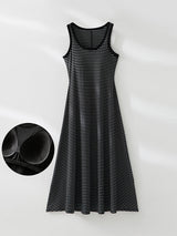 Built-in bra cooling-feel dress