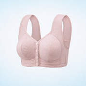 Front Closure Breathable Cotton Lifting Bra
