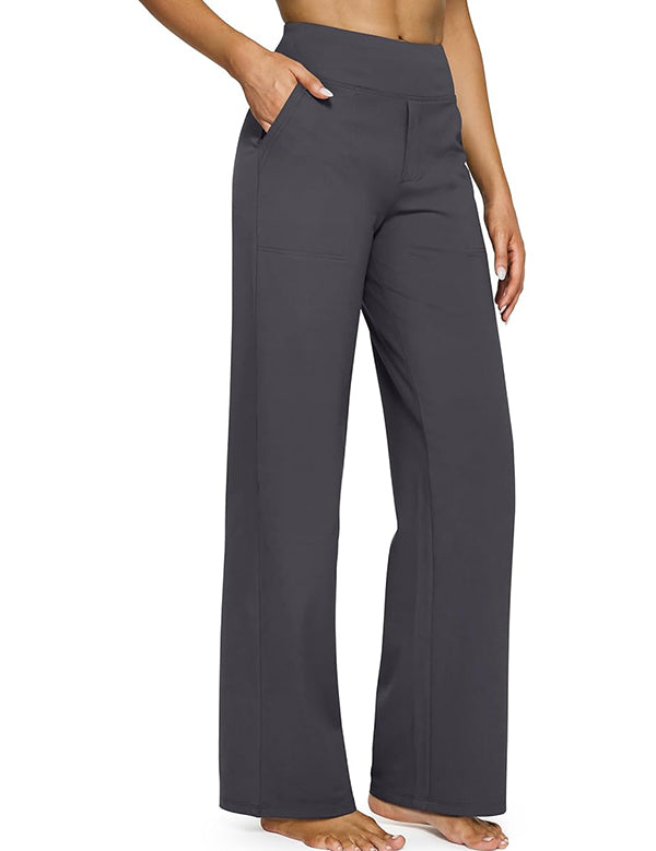 Loose High-Waist Stretch Casual Pants