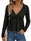 EMMIOL Peplum Tops for Women Long Sleeve Babydoll Tops Cute Y2K Shirts | V Neck with Lace Trim T Shirts, Casual Going Out Top 2026, Fall Trendy, Cute Summer Blouse, Peplum Tops, Stretchy Fabric