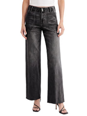 EMMIOL Womens Jeans Straight Leg,Mid-High Rise Baggy Denim Pants,Boyfriend Wide Leg,Loose Fit with Pocket,Runs Small; Size Up