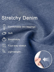 High Waisted Stretchy Denim Pants