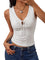 EMMMIOL Sleeveless Tank Top for Women - Sexy Babydoll Tie Up Crop Tops Y2K Cute Stretchy Going Out Clothes Summer Outfits
