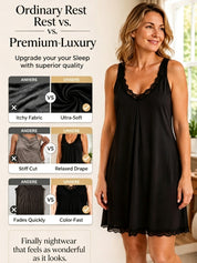 V Neck Lace Sleeveless Sleepwear