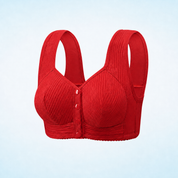 Front Closure Breathable Cotton Lifting Bra
