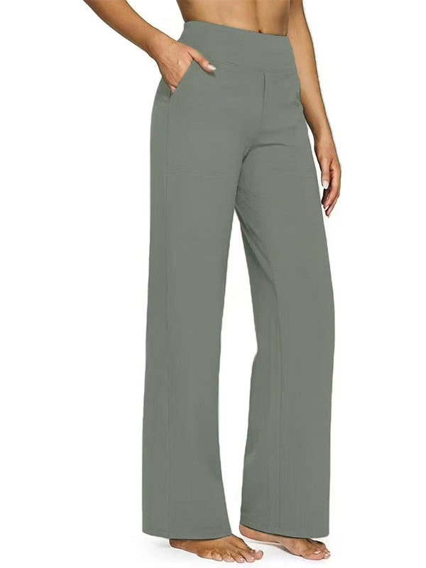 Loose High-Waist Stretch Casual Pants
