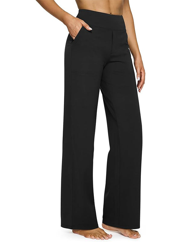 Loose High-Waist Stretch Casual Pants