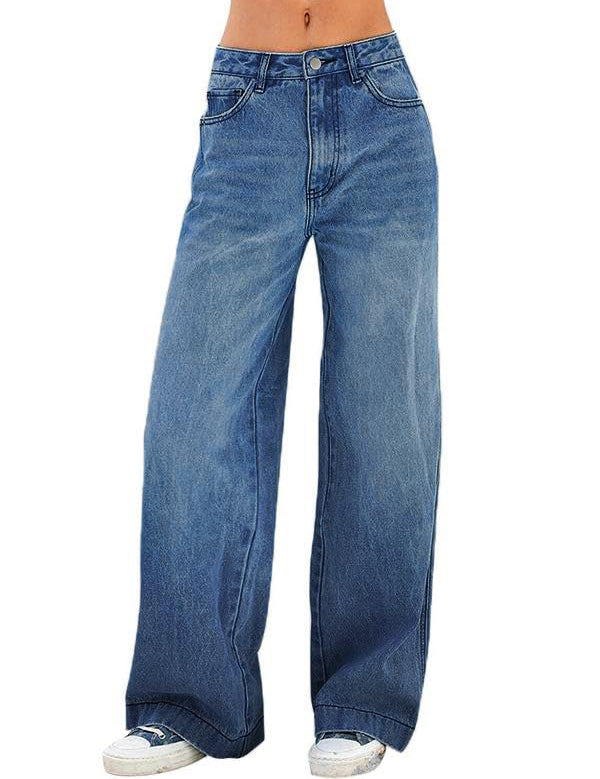 Comfort-Flex Wide Leg Jeans