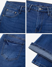 EMMIOL Stretchy Bootcut Jeans for Women High Waisted Womens Flare Jeans | Bell Bottom Jeans for Women, Trendy Y2K Jeans, Ripped Design, Mid High Rise Selection, Retro Denim Pants, Skinny jeans