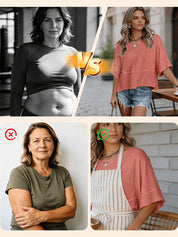 Women's Casual Crewneck Half Sleeve T-Shirts
