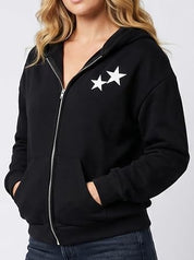 Y2K Full Zip Balaclava Oversized Hoodie Sweatshirt