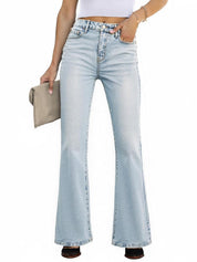 High Waisted Stretch Bootcut Flare Jeans