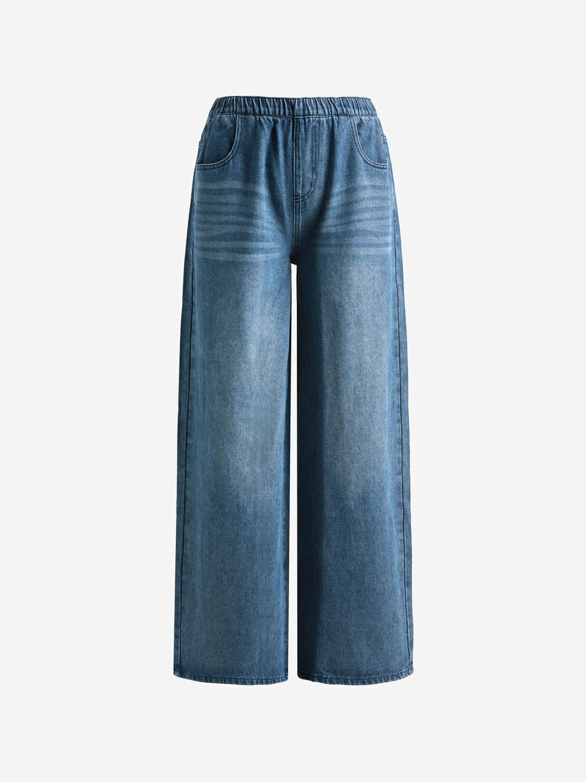 Denim Blue Baggy Boyfriend Jeans