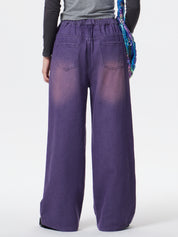 Denim Blue Baggy Boyfriend Jeans