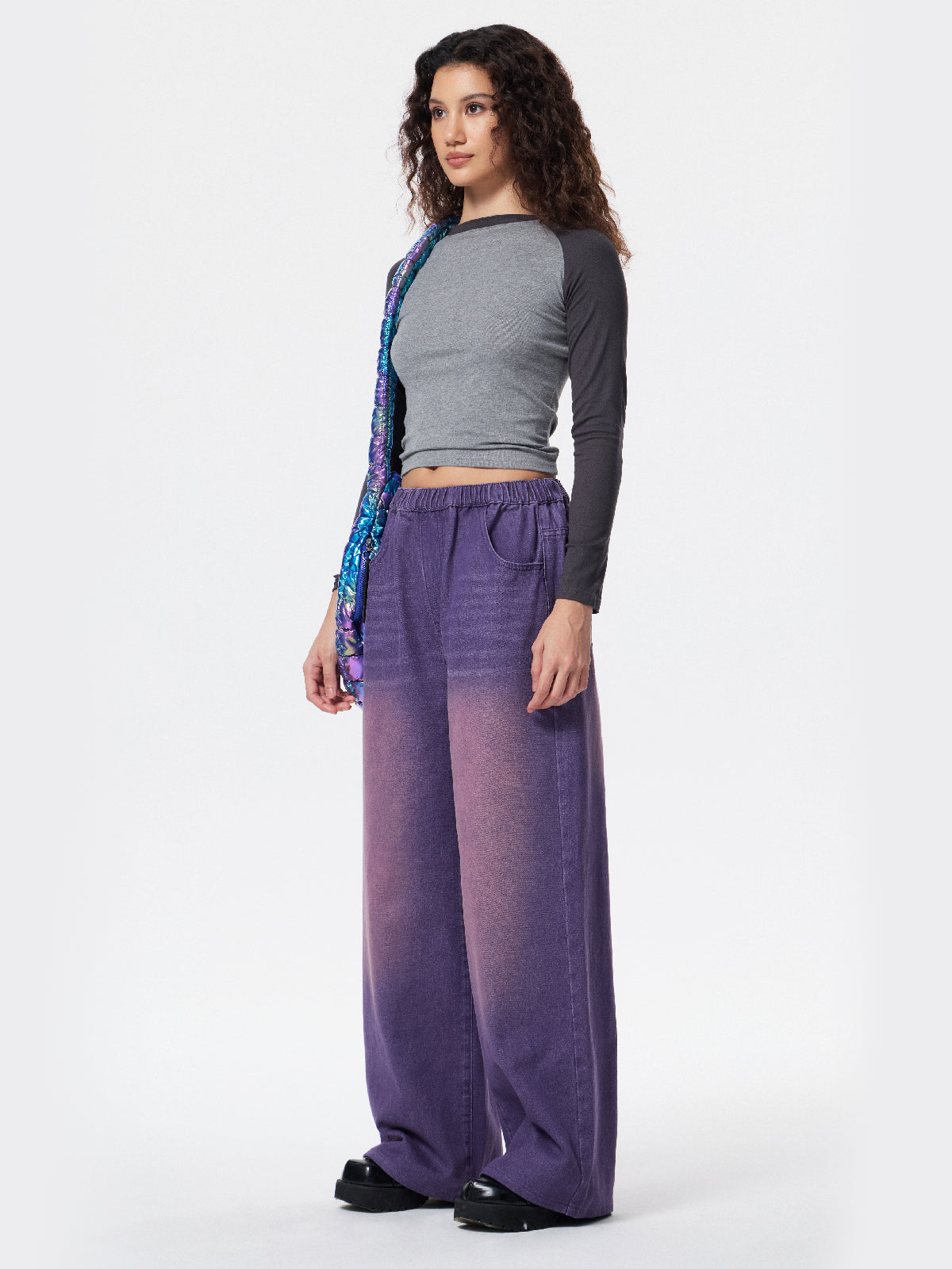 Denim Blue Baggy Boyfriend Jeans