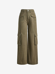 Vintage 90s Green Cargo Jeans