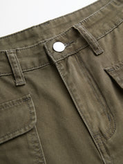 Vintage 90s Green Cargo Jeans