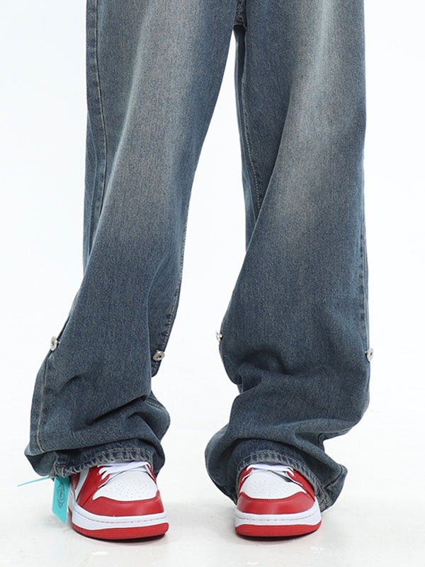 Denim Blue Baggy Boyfriend Jeans