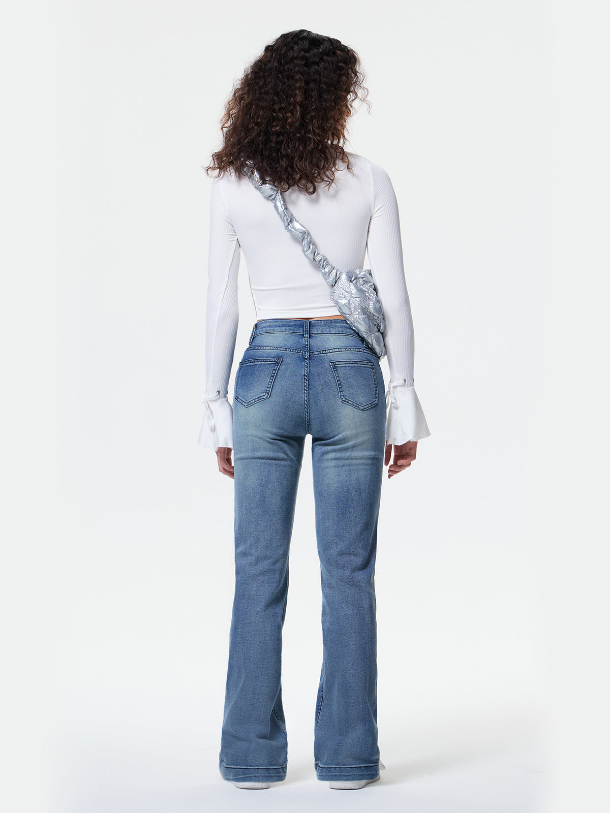 Vintage Denim Y2K Flare Leg Jeans