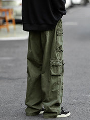 Men's Vintage Pocket Loose Cargo Pants