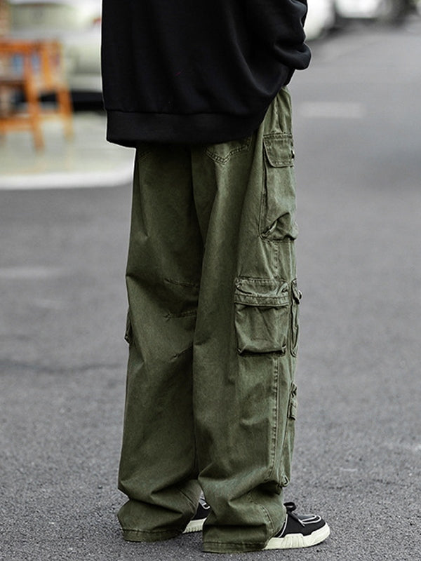 Men's Vintage Pocket Loose Cargo Pants