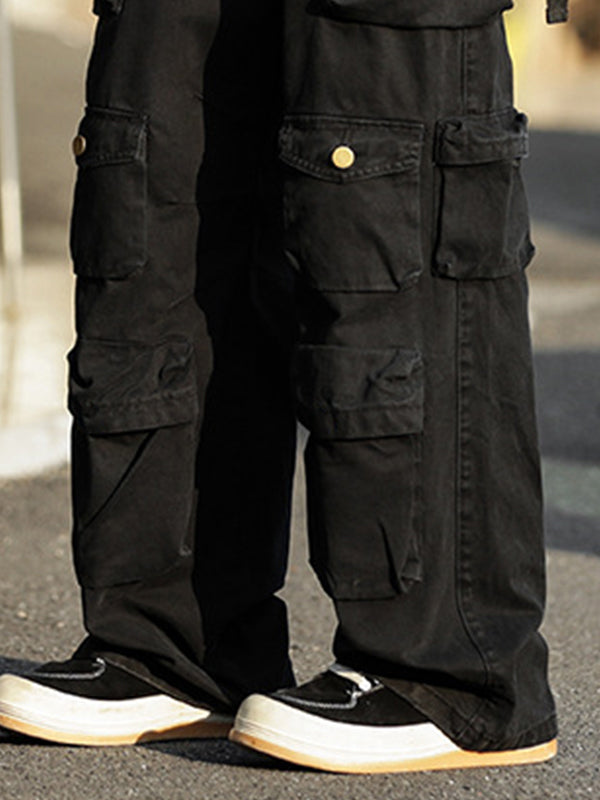 Men's Vintage Pocket Loose Cargo Pants