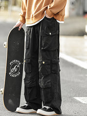 Men's Vintage Pocket Loose Cargo Pants