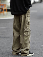 Men's Vintage Pocket Loose Cargo Pants