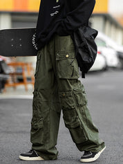 Men's Vintage Pocket Loose Cargo Pants