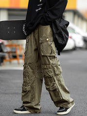 Men's Vintage Pocket Loose Cargo Pants