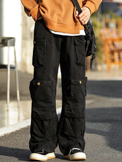 Men's Vintage Pocket Loose Cargo Pants