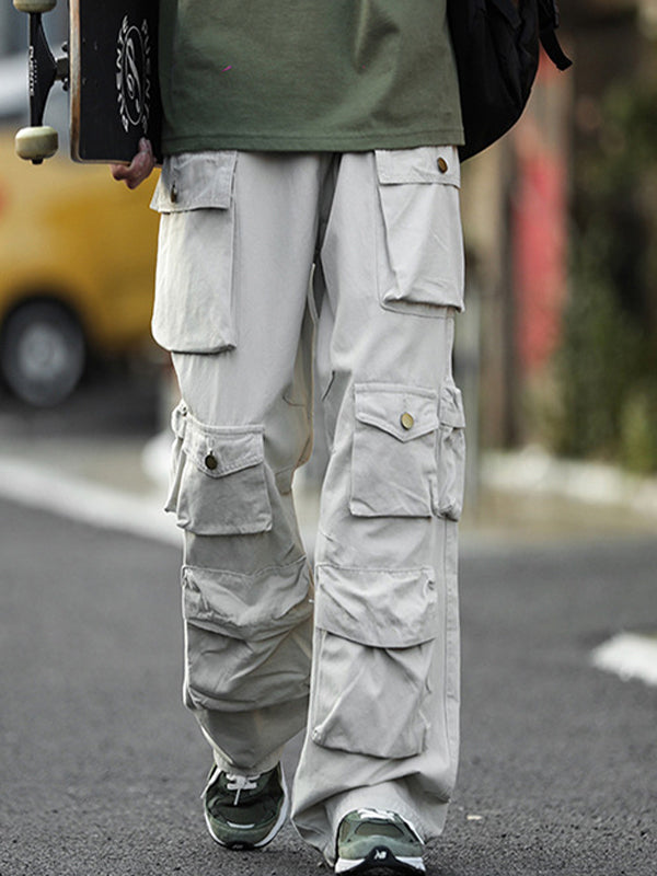 Men's Vintage Pocket Loose Cargo Pants