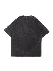 Men's Sports Car Print Washed Tee