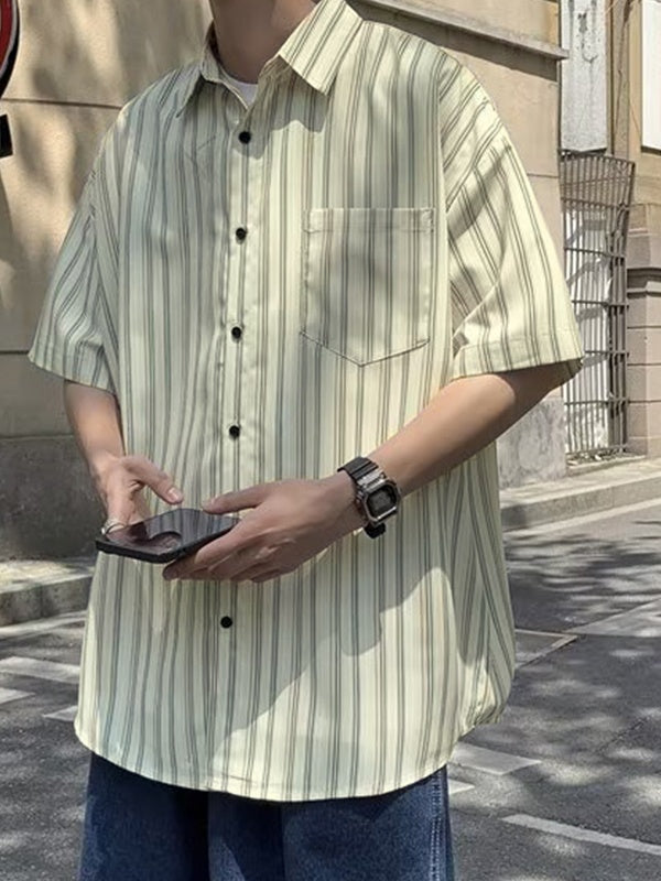 Men's Intage Stripes Shirt