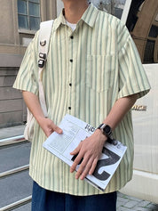 Men's Intage Stripes Shirt