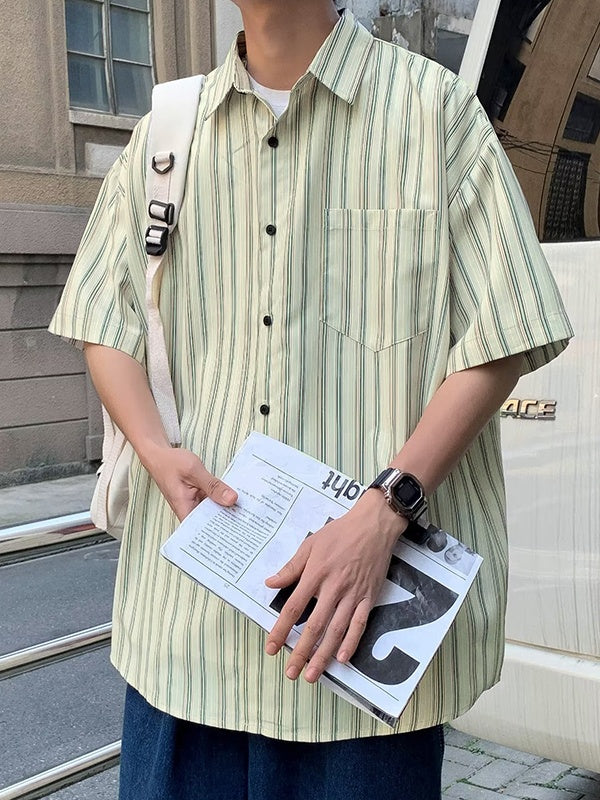 Men's Intage Stripes Shirt