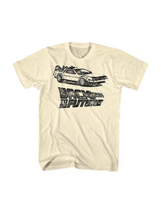 Men's Cool Racing Car Print Short Sleeve Tee