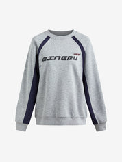Men's Vintage Print Patchwork Design Long Sleeve Tee