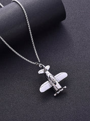 Men's Interesting Plane Pendant Necklace