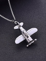Men's Interesting Plane Pendant Necklace