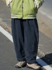 Men's Washed Baggy Lantern Shape Wide Leg Pants