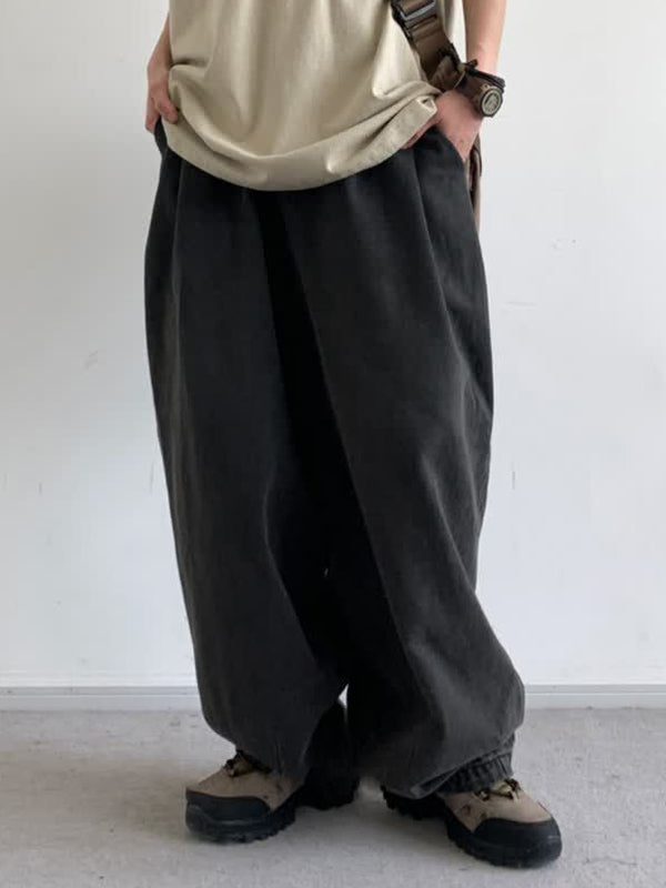 Men' Wash Distressed Loose Jeans