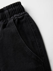 Men's Vintage Wash Drawstring Loose Jeans