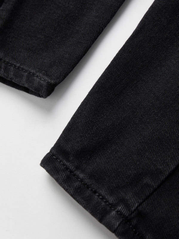 Men's Vintage Wash Drawstring Loose Jeans