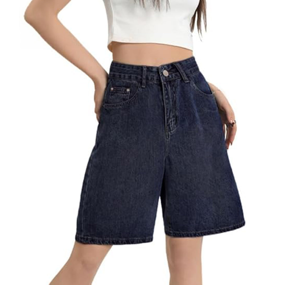 Vintage Denim Bermuda Shorts