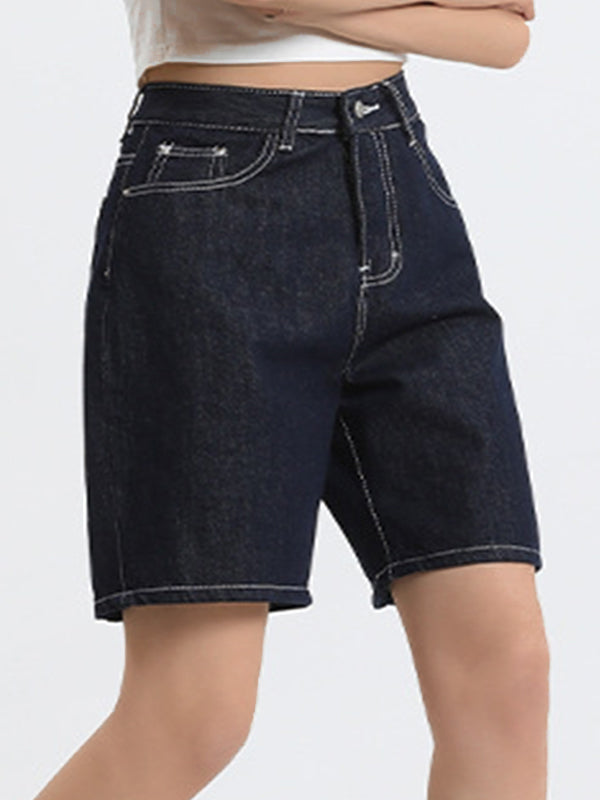 Vintage Denim Bermuda Shorts