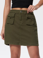 Vintage Flip Pocket Cargo Skirt